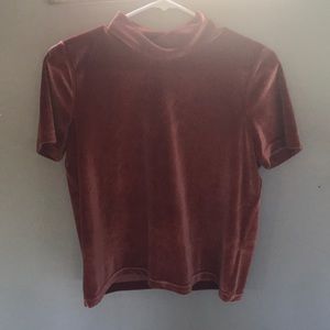 Madewell Velvet Turtle Neck Tee